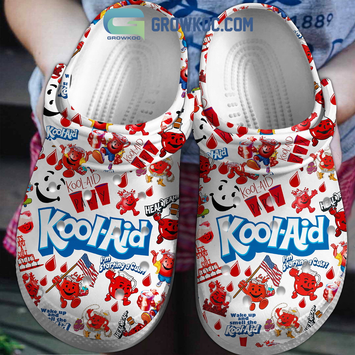 Kool Aid Party Wake Up And Smell It Clogs Crocs