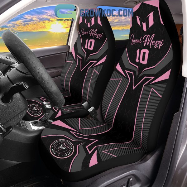 Lionel Messi 10 Goat Inter Miami Car Seat Cover