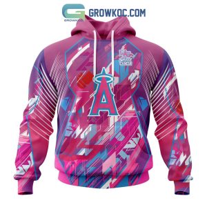 Los Angeles Angels Of Anaheim Mlb Special Design I Pink I Can! Fearless Against Breast Cancer Hoodie T Shirt