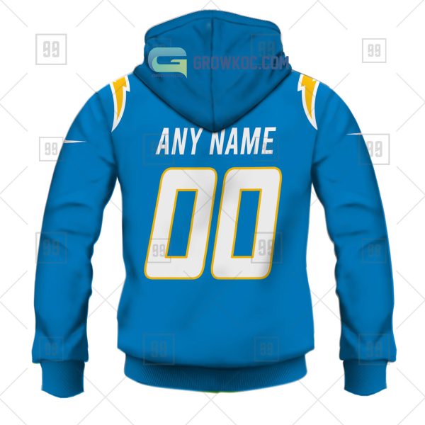 Los Angeles Chargers NFL Personalized Home Jersey Hoodie T Shirt