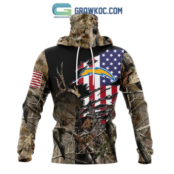 Los Angeles Chargers NFL Special Camo Realtree Hunting Personalized Hoodie T Shirt