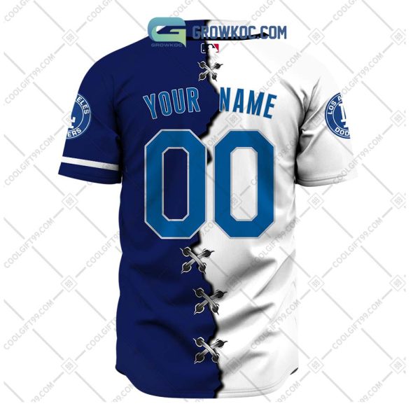 Los Angeles Dodgers MLB Personalized Mix Baseball Jersey