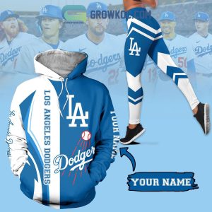 Los Angeles Dodgers Personalized Hoodie Leggings Set