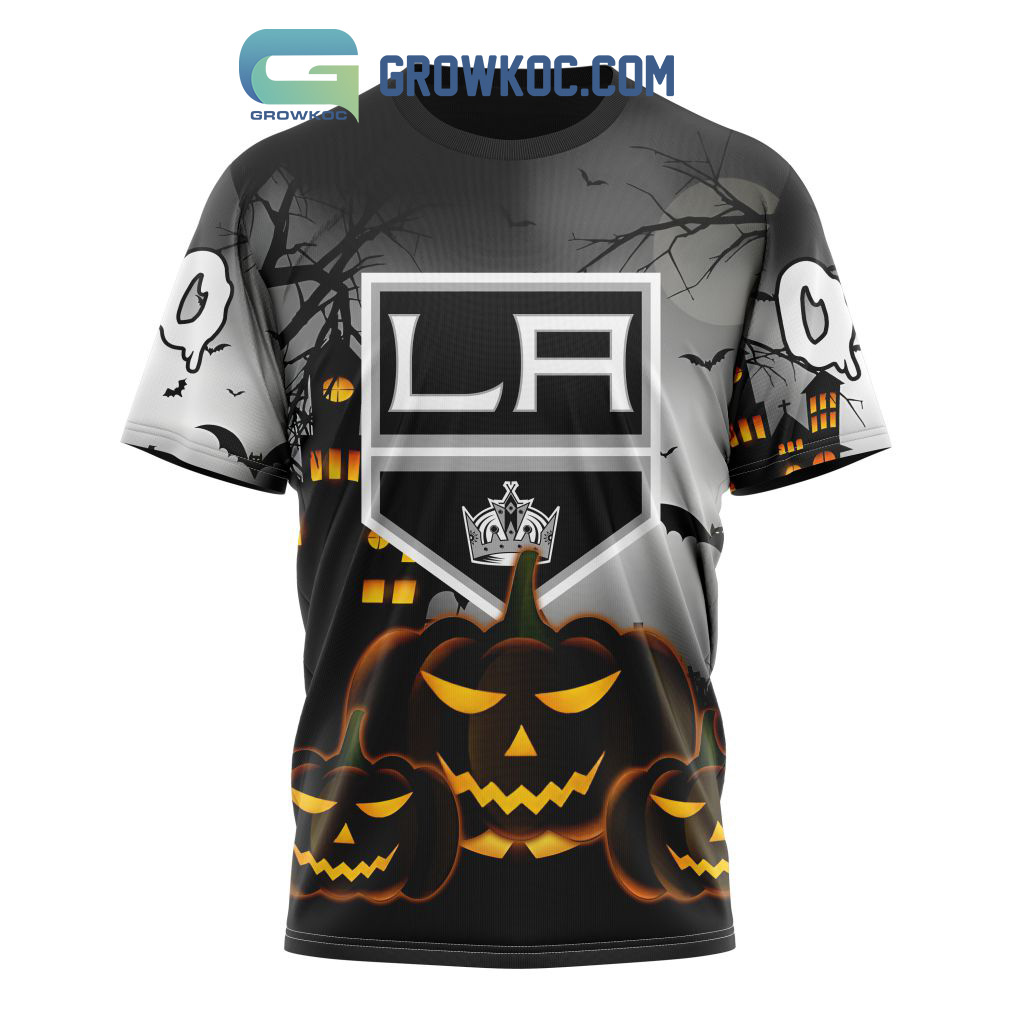 Los Angeles Kings NHL Special Pumpkin Halloween Night Hoodie T Shirt -  Growkoc