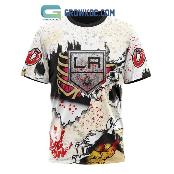 Los Angeles Kings NHL Special Zombie Style For Halloween Hoodie T Shirt