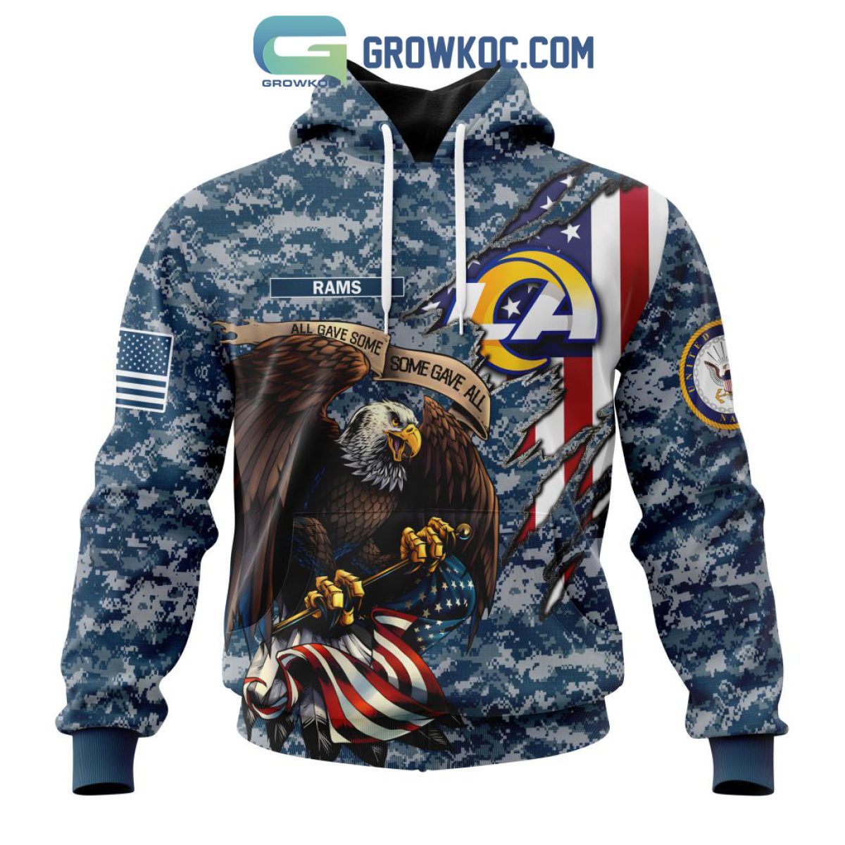 NFL Washington Commanders Honor Us Navy Veterans 3D Hoodie - T-shirts Low  Price