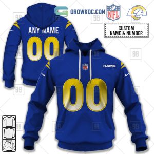 Los Angeles Rams NFL Personalized Home Jersey Hoodie T Shirt