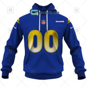 Los Angeles Rams NFL Personalized Home Jersey Hoodie T Shirt