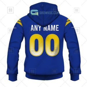 NFL Los Angeles Rams Hoodie/Sweatshirt Youth Boys, White w/Blue &  Yellow; Sz M,L