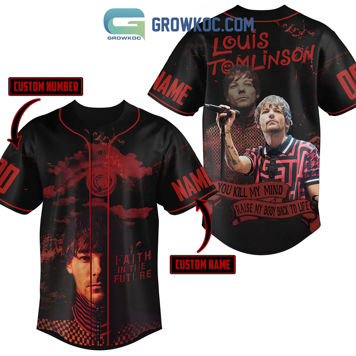 Hot Louis Tomlinson Faith in The Future New Men All Size Shirt
