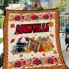 LSU Tigers NCAA Football Welcome Fall Pumpkin Halloween Fleece Blanket Quilt