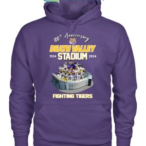 Lsu Tigers 100th Anniversary Death Valley Stadium 1924 2024 Fighting Tigers T Shirt