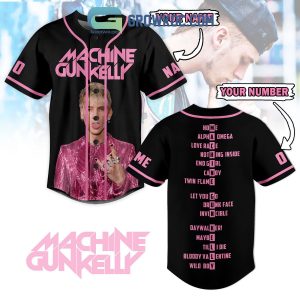 Machine Gun Kelly All Hit Song Personalized Baseball Jersey