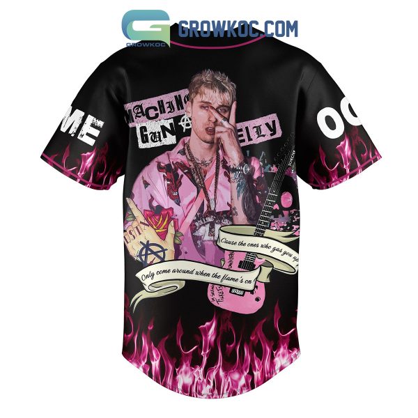 Machine Gun Kelly Cause The Ones Who Gas You Up Personalized Baseball Jersey
