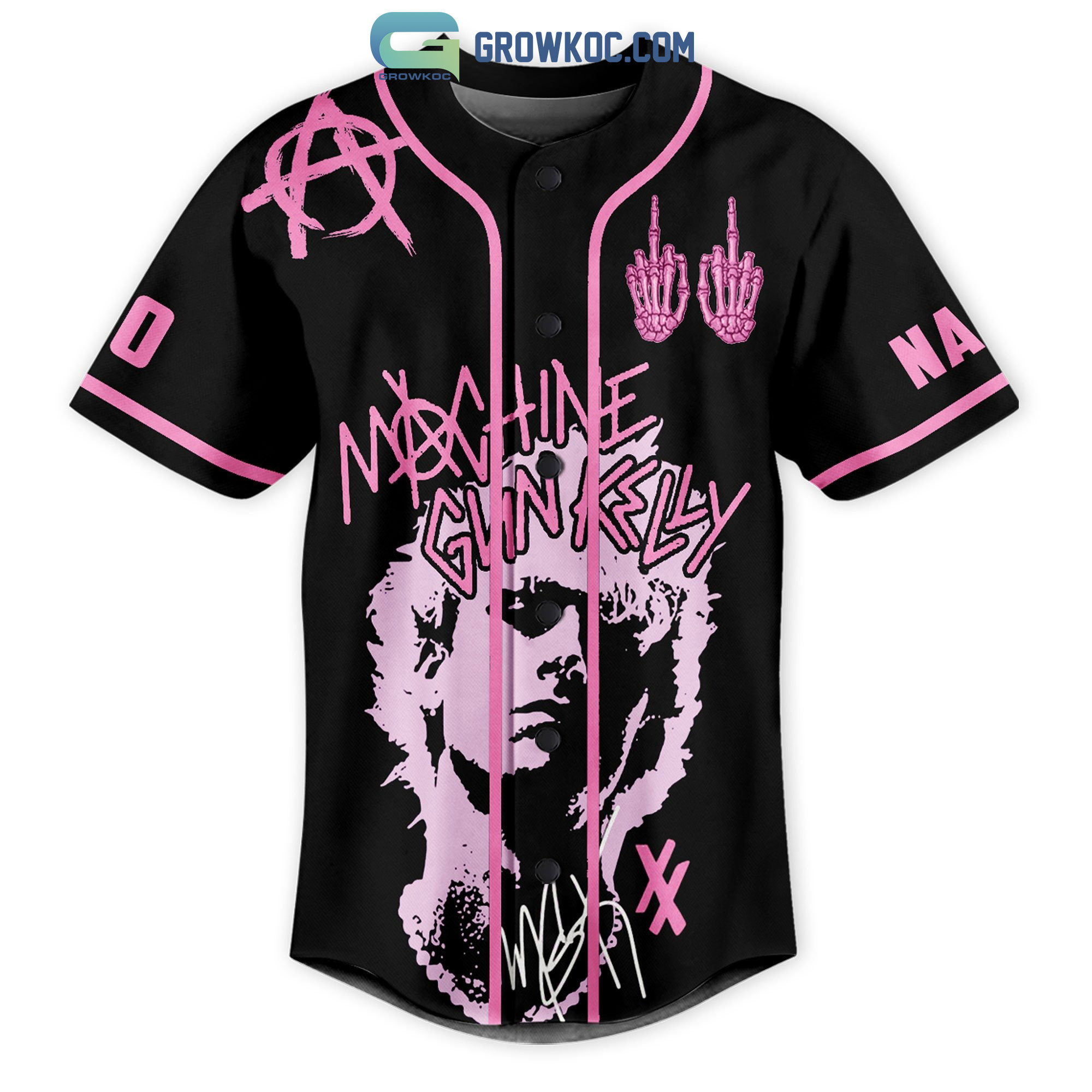 Machine Gun Kelly I Sold Some Tickets To Come See My Downfall Personalized Baseball  Jersey - Growkoc