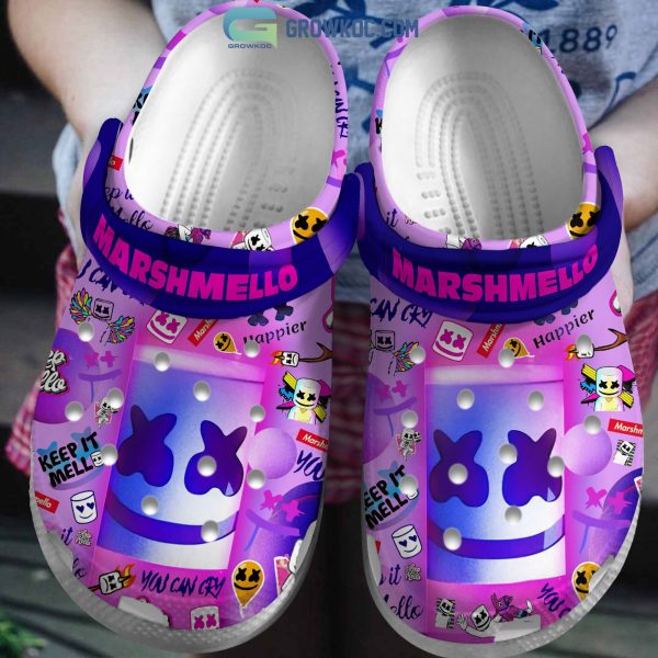 Marshmello Keep It Mell You Can Cry Clogs, Crocs