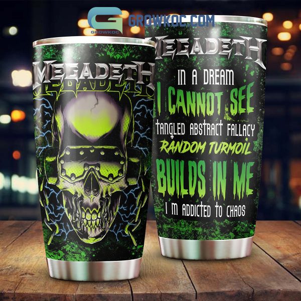 Megadeth In A Dream I Cannot See Tangled Abstract Fallacy Random Turmoil Builds In Me I’m Addicted To Chaos Tumbler