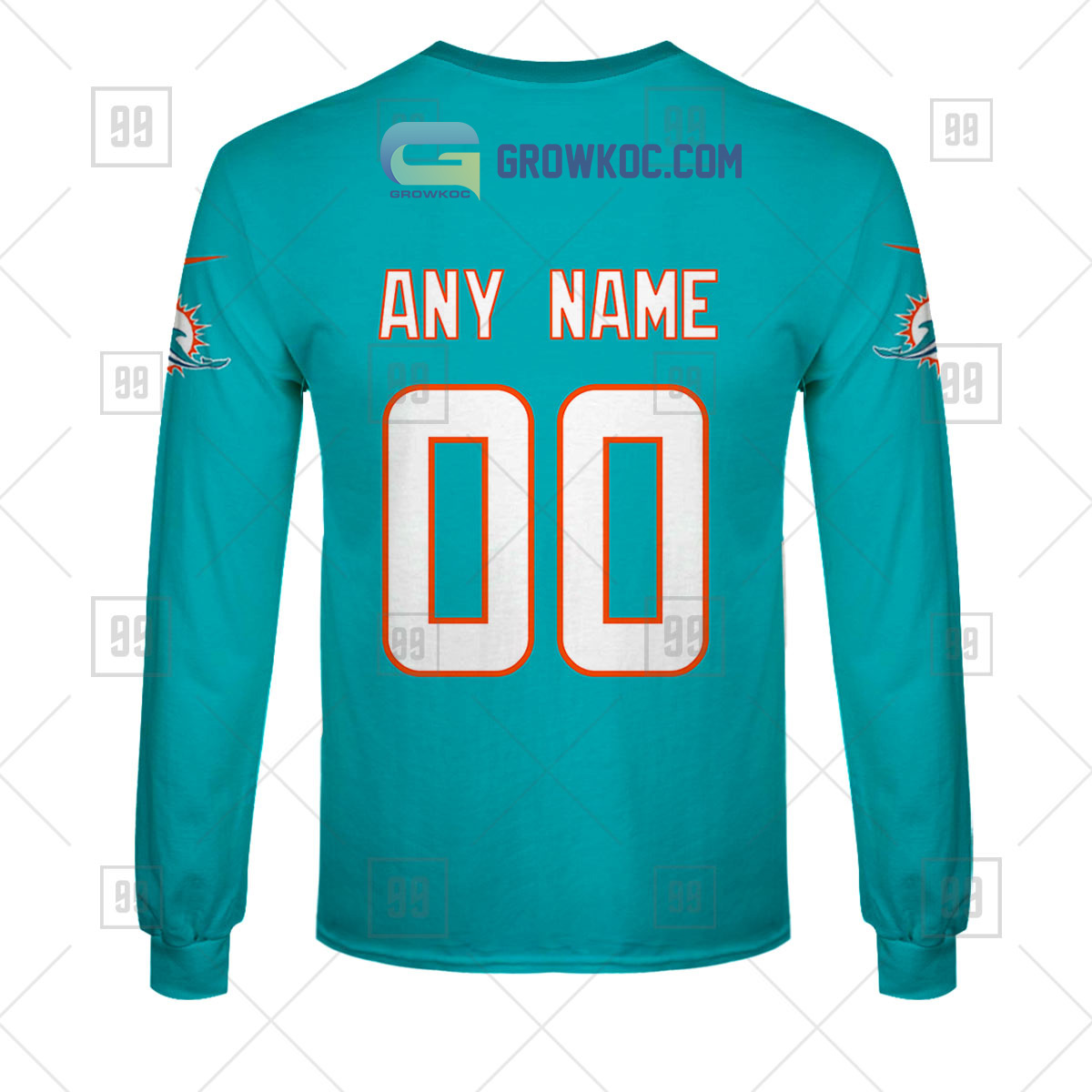 Dolphins jersey personalization