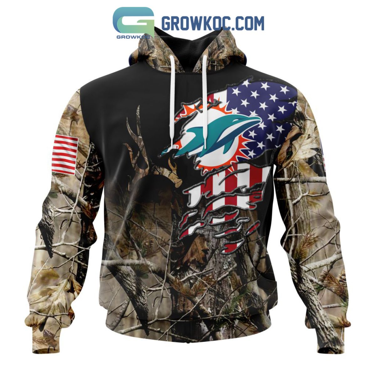 Miami Dolphins NFL Personalized Home Jersey Hoodie T Shirt - Growkoc