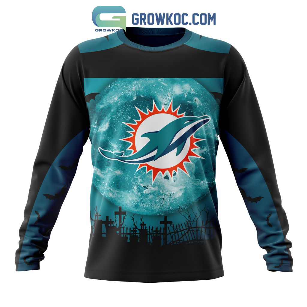 18% OFF Miami Dolphins Hoodies 3D Halloween Horror Night Sweatshirt  Pullover – 4 Fan Shop