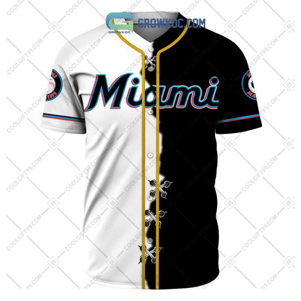 Miami Marlins MLB Personalized Mix Baseball Jersey