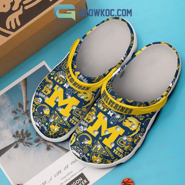 Michigan Wolverines Go Blue Clogs Crocs