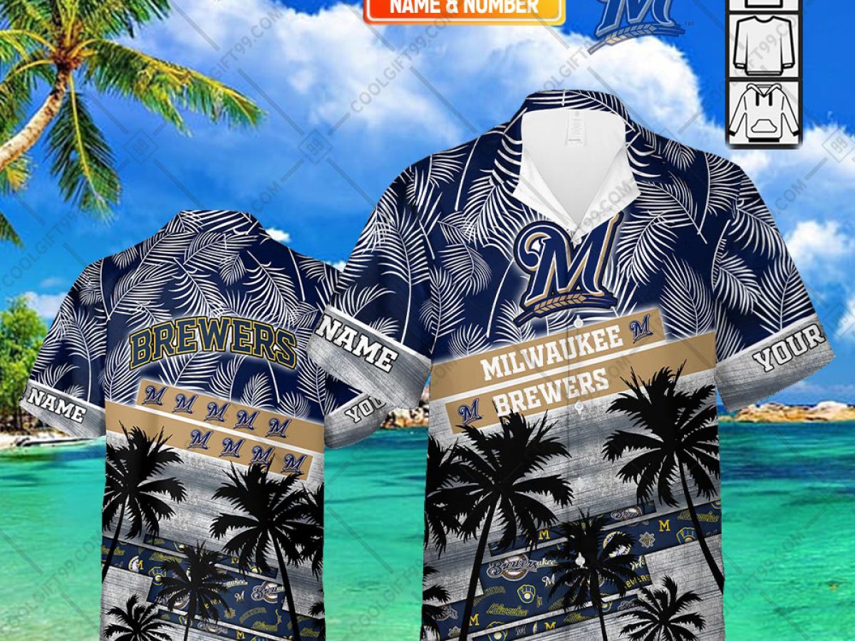 Milwaukee Brewers MLB Flower Hawaiian Shirt For Men Women Great