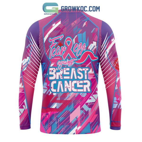 Milwaukee Brewers Mix Grateful Dead Mlb Special Design I Pink I Can! Fearless Against Breast Cancer Hoodie T Shirt