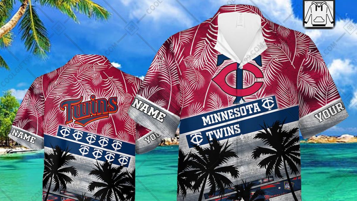 Minnesota Twins MLB Personalized Palm Tree Hawaiian Shirt - Growkoc