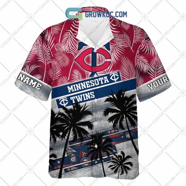 Minnesota Twins MLB Personalized Palm Tree Hawaiian Shirt