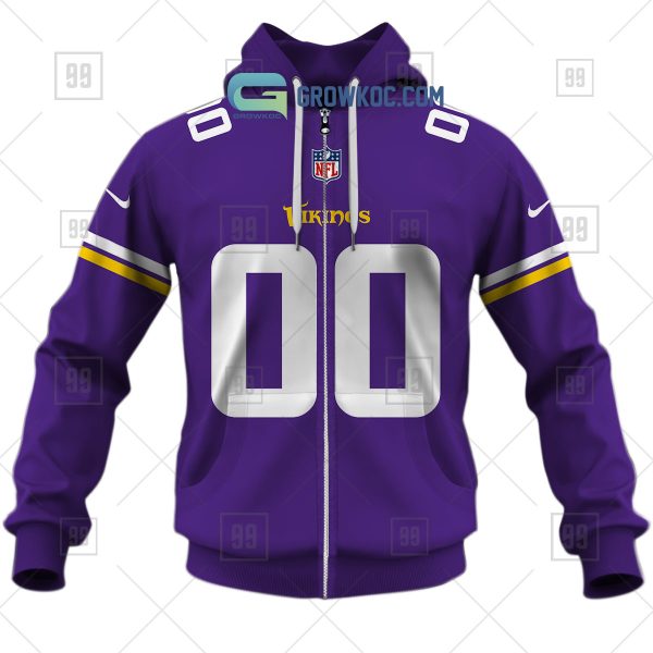 Minnesota Vikings NFL Personalized Home Jersey Hoodie T Shirt