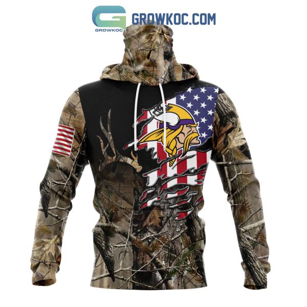 Minnesota Vikings NFL Special Camo Realtree Hunting Personalized Hoodie T Shirt