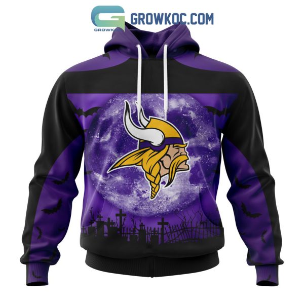 Minnesota Vikings NFL Special Halloween Night Concepts Kits Hoodie T Shirt