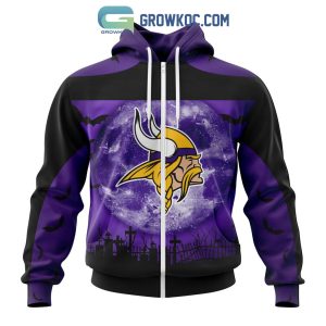 Minnesota Vikings NFL Special Halloween Night Concepts Kits Hoodie T Shirt
