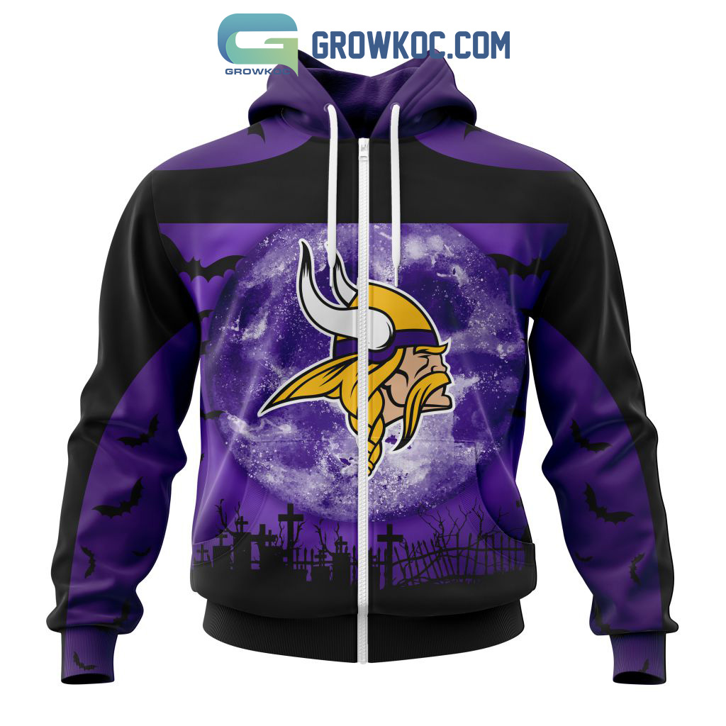 NFL Minnesota Vikings Gold White Stripes 3D Pullover Hoodie For Fans