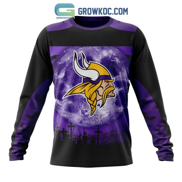 Minnesota Vikings NFL Special Halloween Night Concepts Kits Hoodie T Shirt