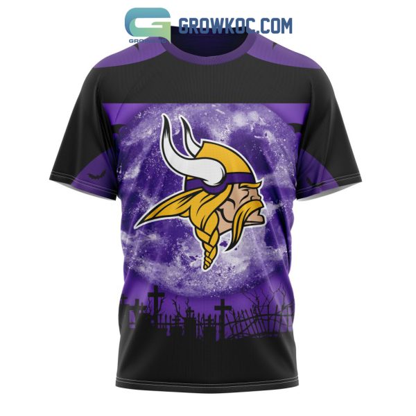 Minnesota Vikings NFL Special Halloween Night Concepts Kits Hoodie T Shirt