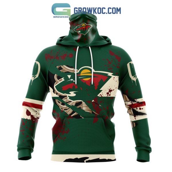 Minnesota Wild NHL Special Design Jersey With Your Ribs For Halloween Hoodie T Shirt