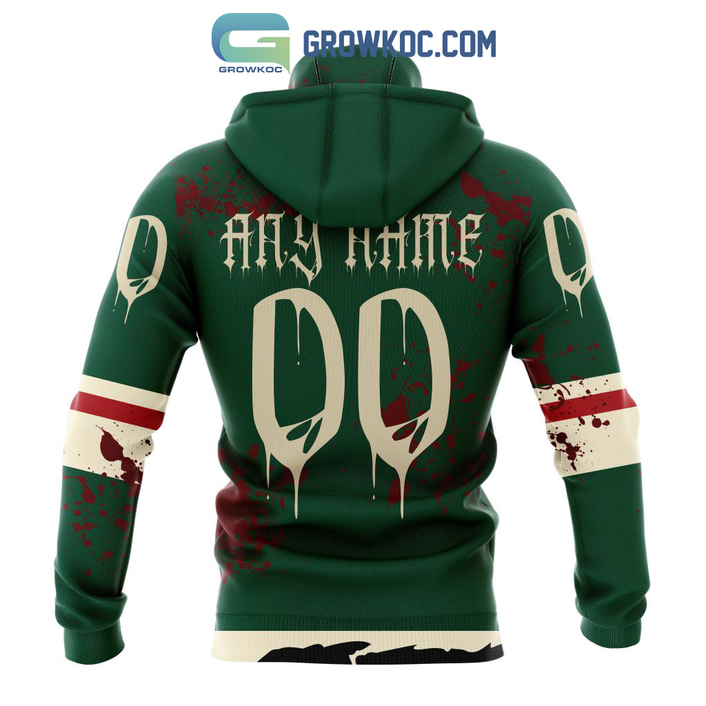 NHL Minnesota Wild Specialized Design Jersey With Your Ribs For Halloween  Hoodie - Torunstyle