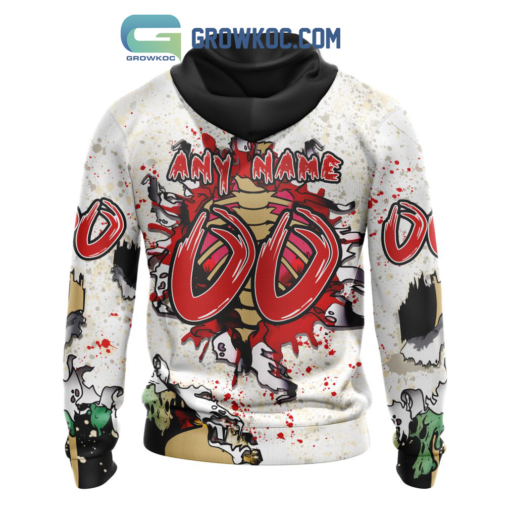 Minnesota Wild NHL Special Jack Skellington Halloween Concepts Hoodie T  Shirt - Growkoc