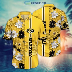 Missouri Tigers Summer Flower Love Fan Personalized Hawaiian Shirt