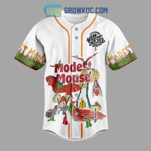 Modest Mouse And Pixies With Cat Power Summer 2023 White Design Baseball Jersey
