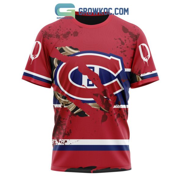 Montreal Canadiens NHL Special Design Jersey With Your Ribs For Halloween Hoodie T Shirt