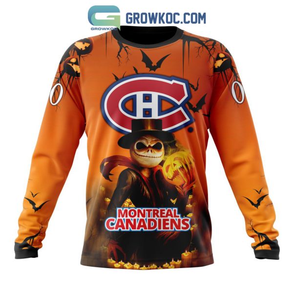 Montreal Canadiens NHL Special Jack Skellington Halloween Concepts Hoodie T Shirt