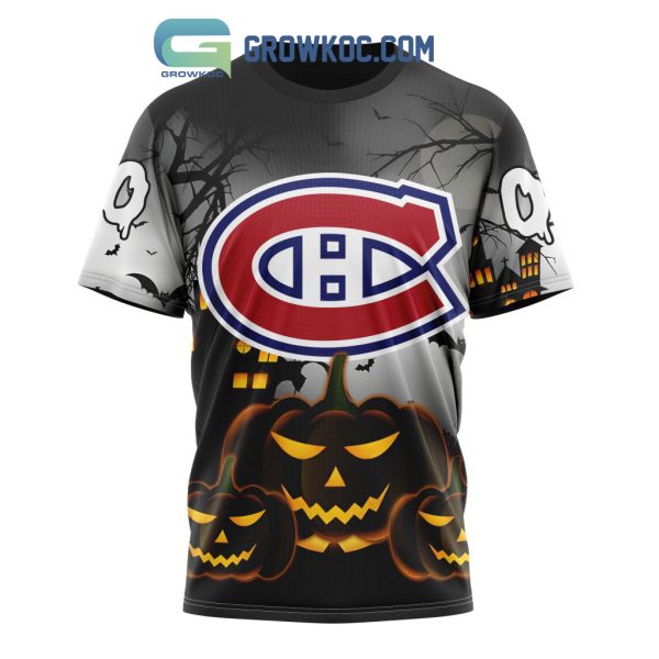 Montreal Canadiens NHL Special Pumpkin Halloween Night Hoodie T Shirt
