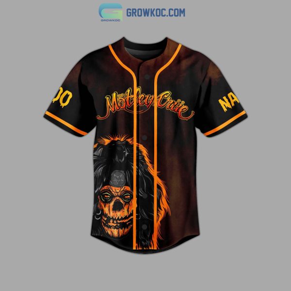 Motley Crue I’m The Blood Stain On The Stage Personalized Baseball Jersey