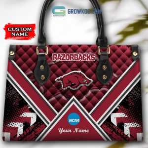 NCAA Arkansas Razorbacks Custom Name Women Handbags And Women Purse Wallet