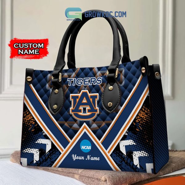 NCAA Auburn Tigers Custom Name Women Handbags And Women Purse Wallet