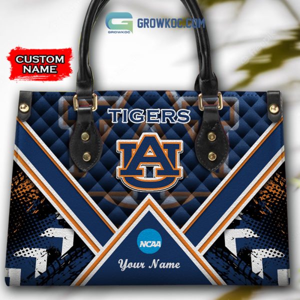 NCAA Auburn Tigers Custom Name Women Handbags And Women Purse Wallet