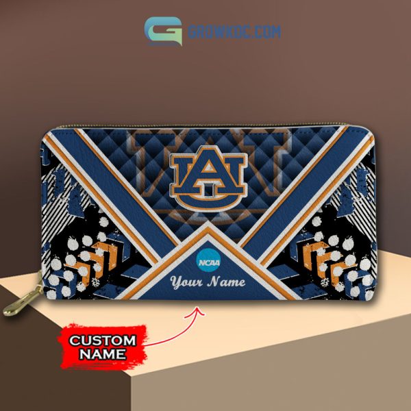 NCAA Auburn Tigers Custom Name Women Handbags And Women Purse Wallet